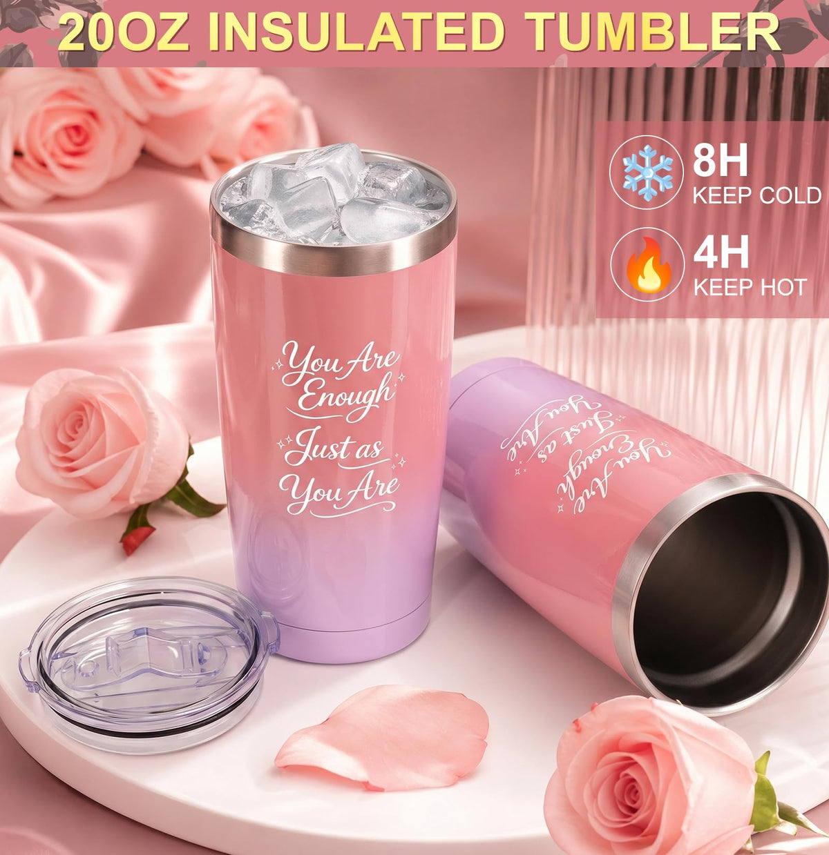 10-Piece Self Care Spa Gift Basket with Throw Blanket and Tumbler T302