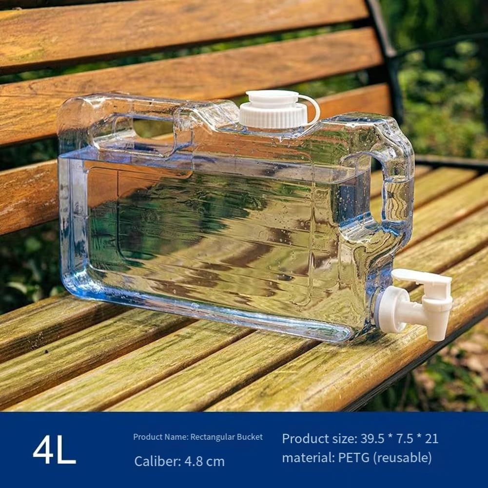 Clear Plastic Water Jug with Faucet N322100