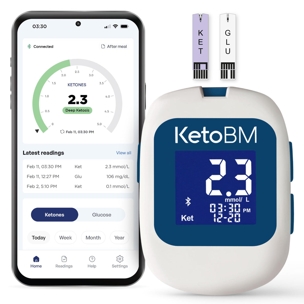 Blood Glucose & Ketone Monitoring System Starter Kit Z63100
