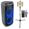2000W Dual 8" LED Karaoke Speaker with Mic P5406