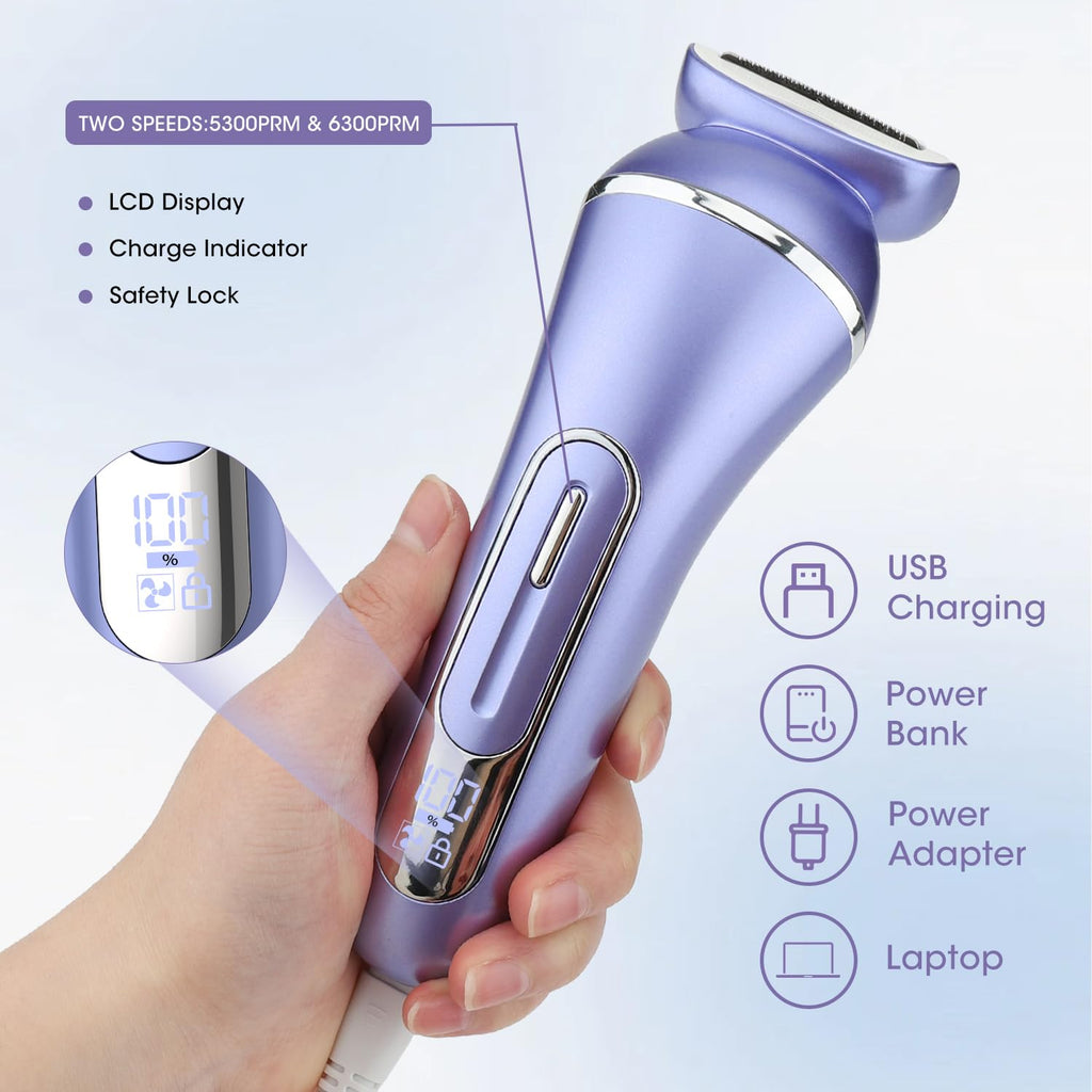 7 in 1 IPX7 Waterproof Electric Shavers Hair Removal Kit R185707