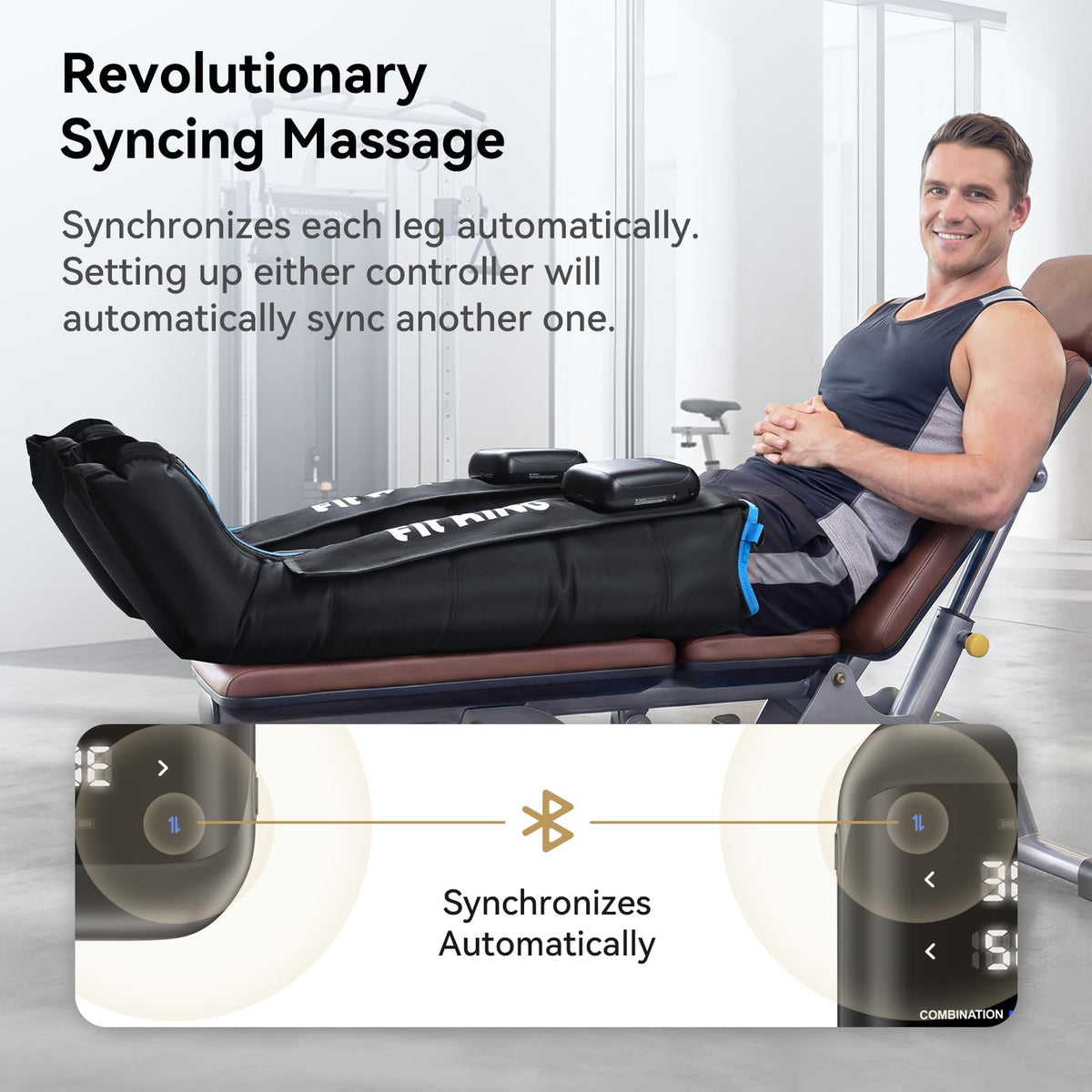 Cordless Air Compression Leg Massager F665