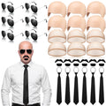 30 Pcs Bald Caps Costume Accessories Kit V605