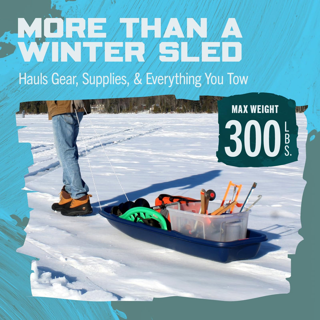 5.5 Ft 3-Person Heavy-Duty Snow Sled E77640