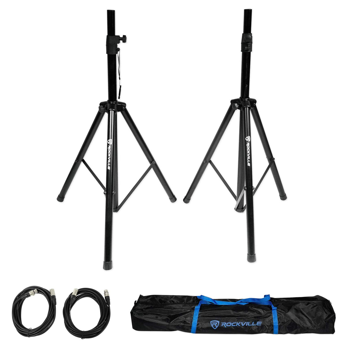 12" Powered DJ PA Speaker Pair with Stands E96796