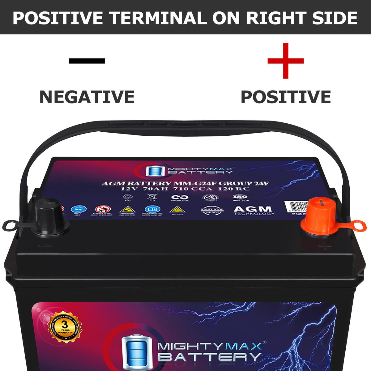 12V 70Ah AGM Replacement Battery C9100