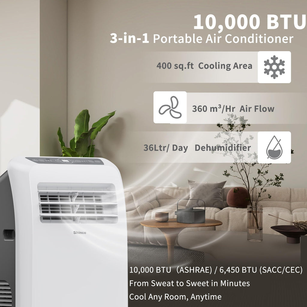 10,000 BTU Portable Air Conditioner D47156