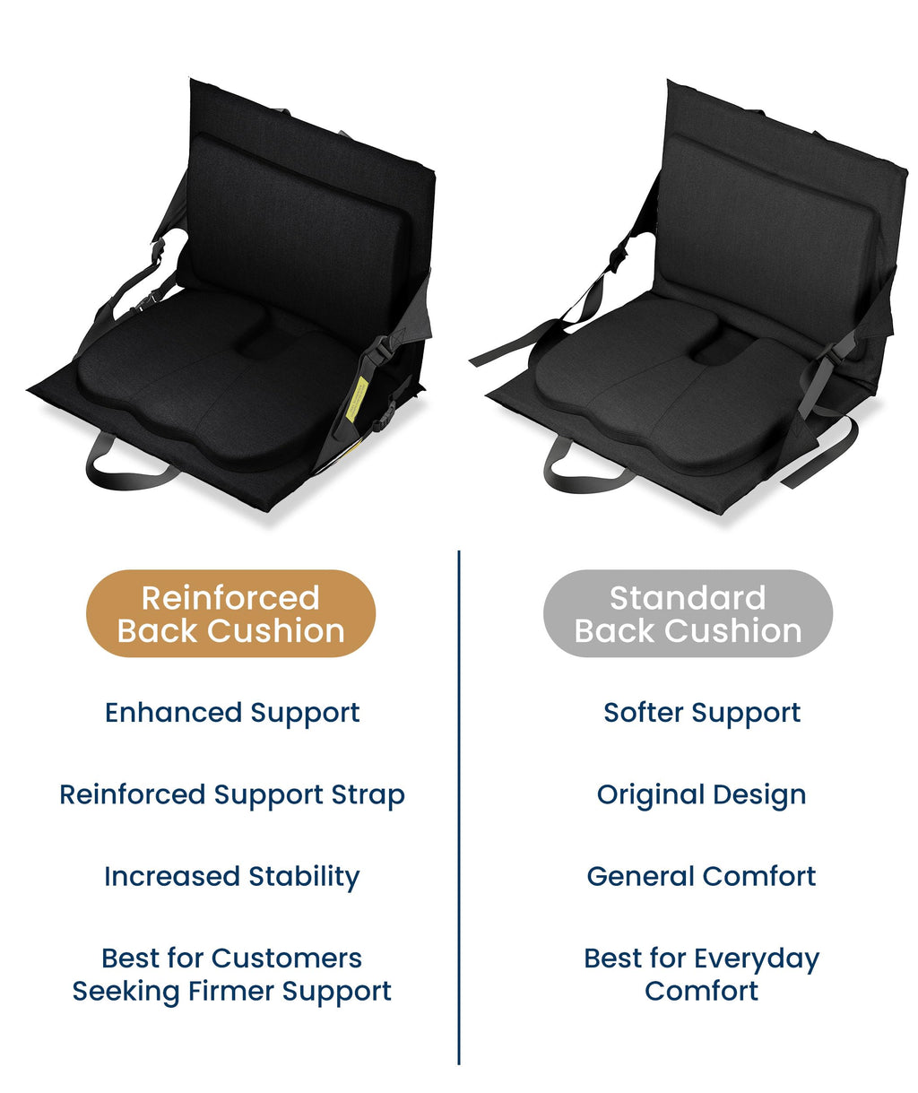 Adjustable Memory Foam Stadium Seats with Back Support W55579