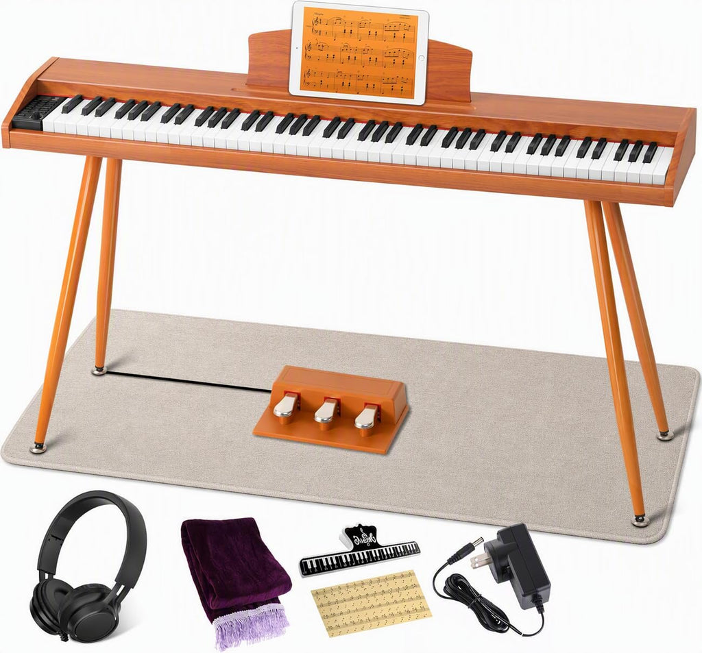 88 Key Semi-Weighted Digital Piano Keyboard F189