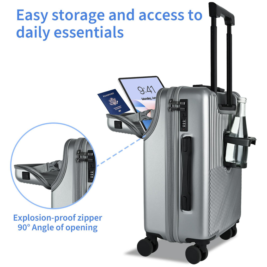 20 inch Hardshell PC Carry on Luggage with Wheels O8238