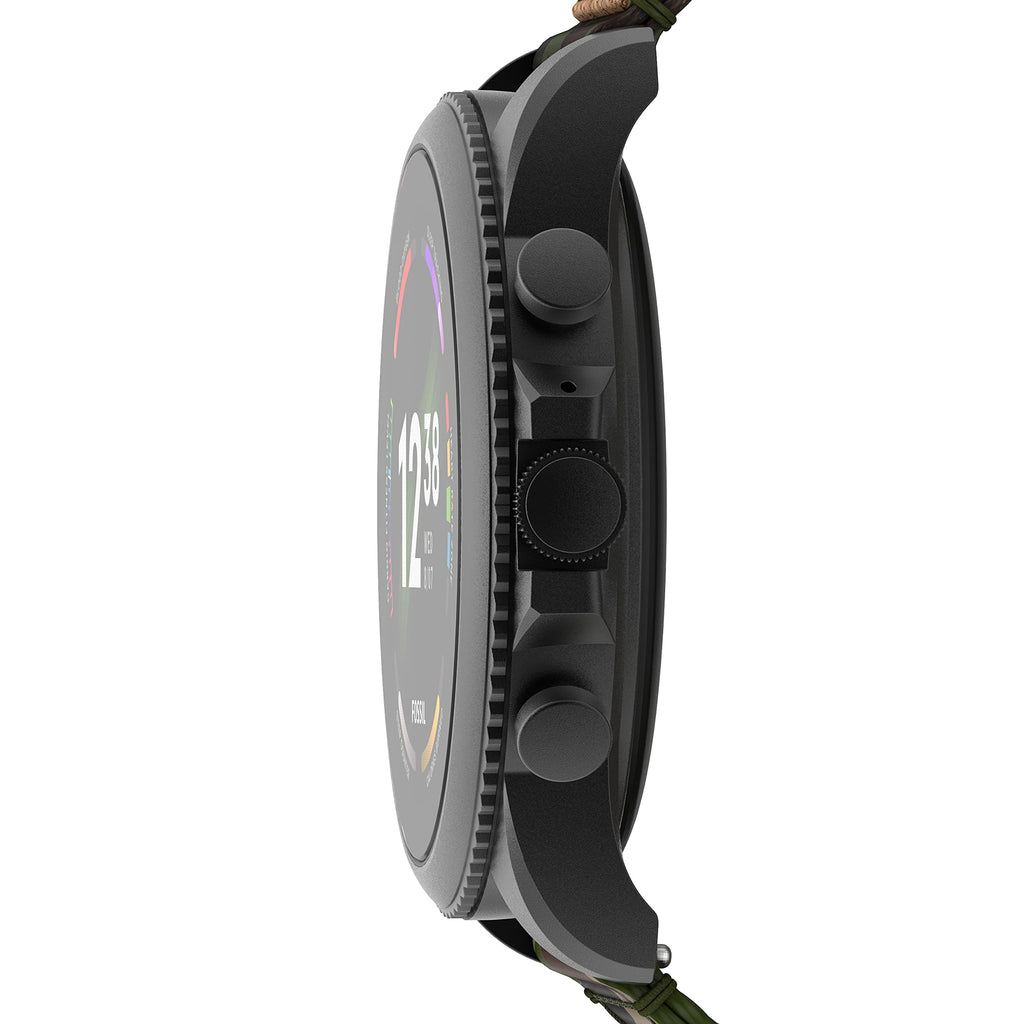 Black Stainless Steel Touchscreen Smart Watch W596