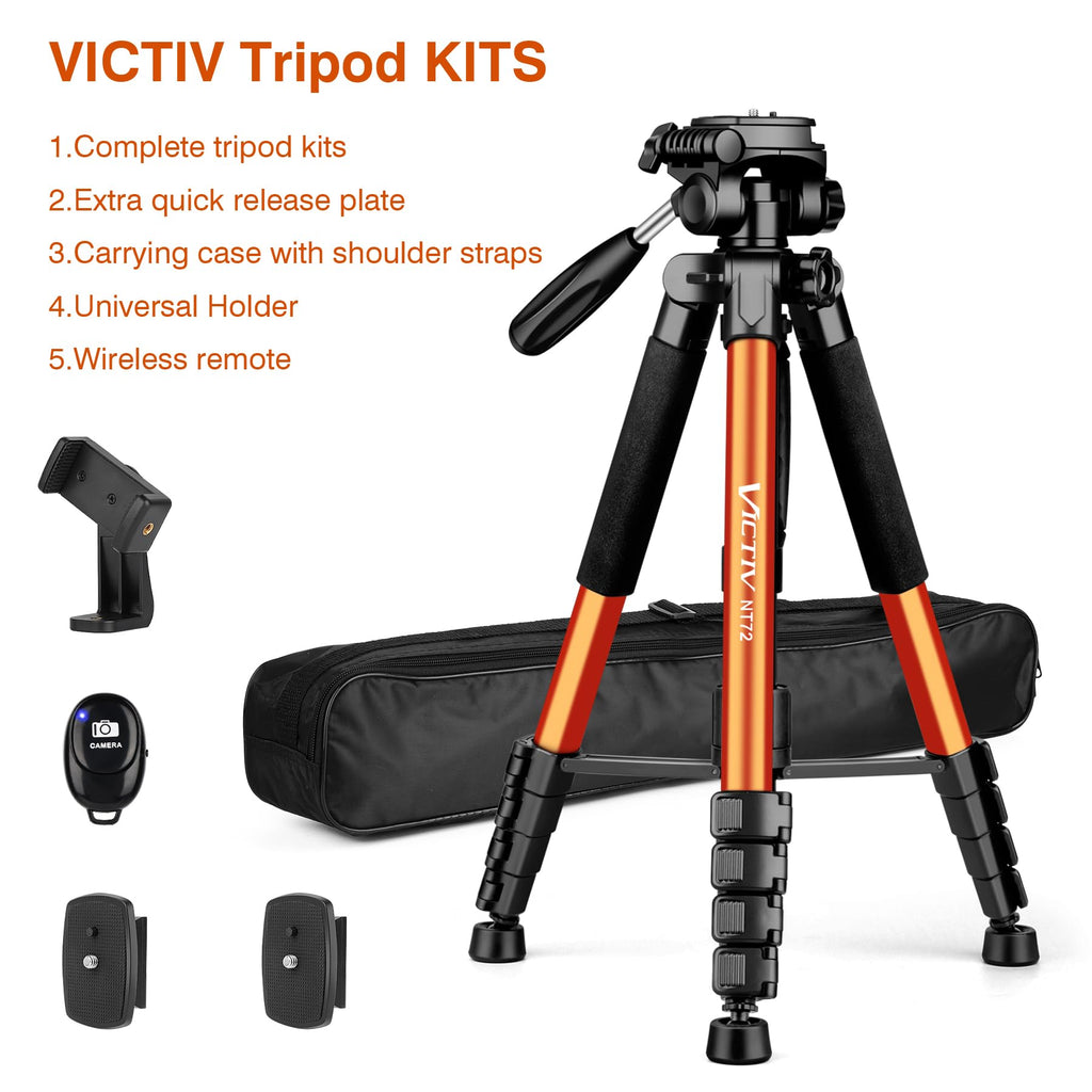 72" Camera Tripod & Monopod with Remote Z86981