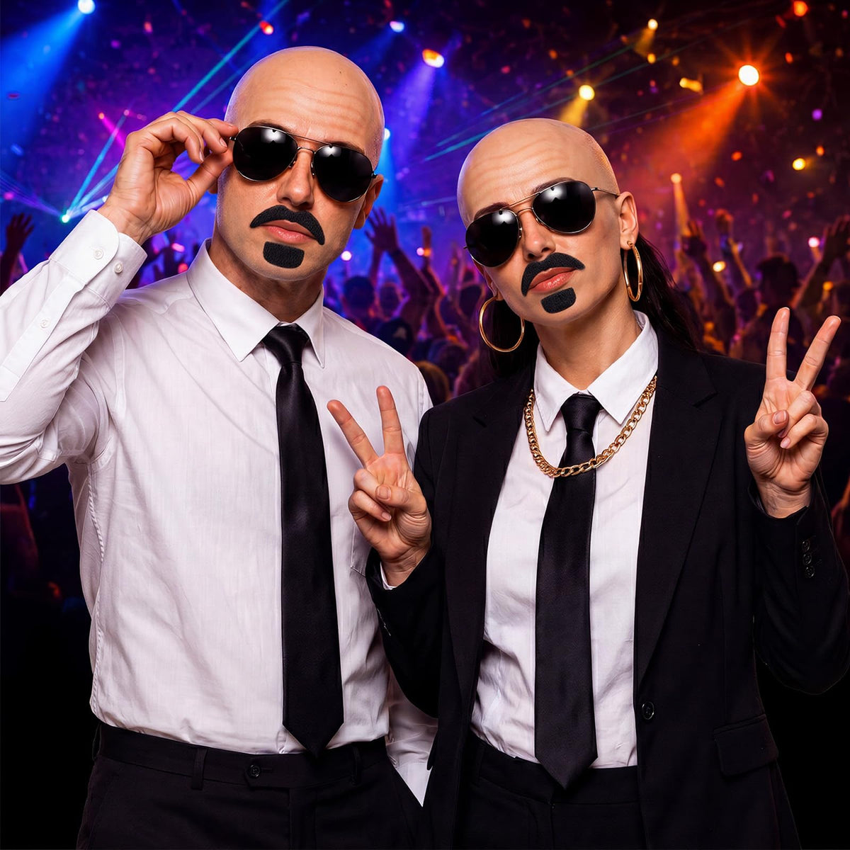 30 Pcs Bald Caps Costume Accessories Kit V605