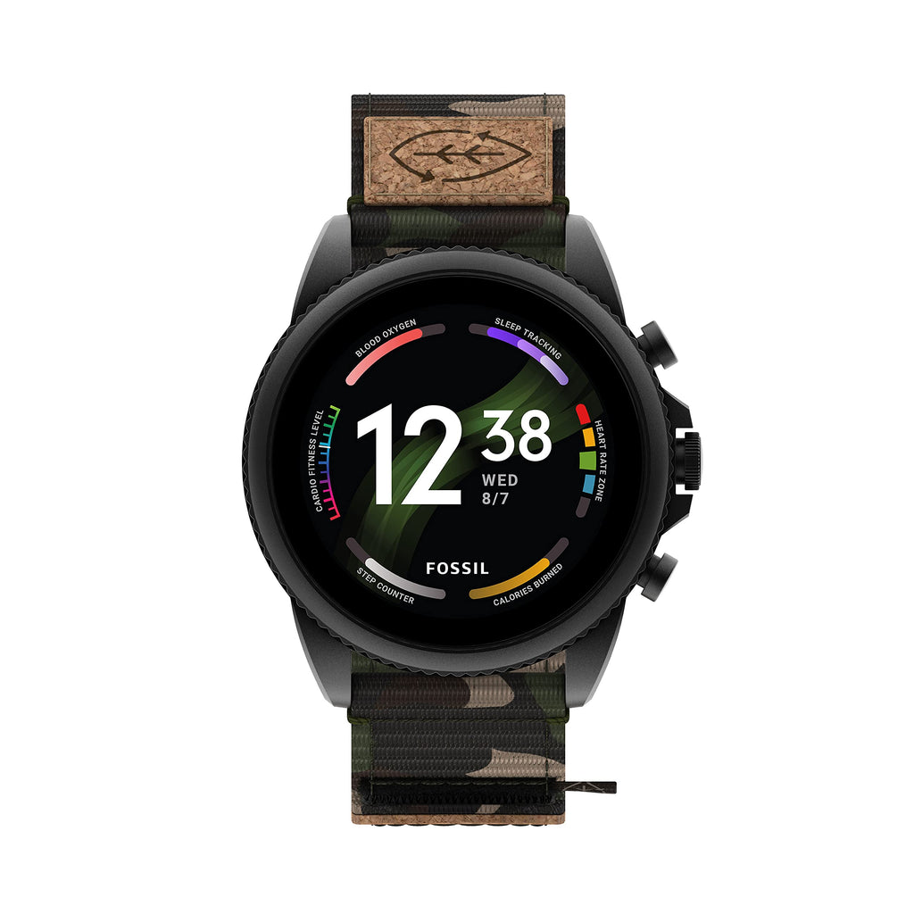 Black Stainless Steel Touchscreen Smart Watch W596
