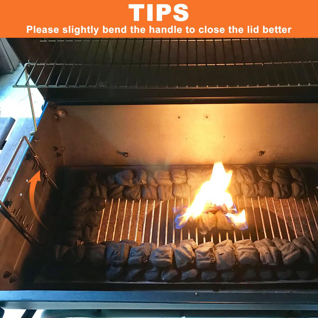 27 Inch Ash Pan Replacement with 2pcs Fire Grate Hangers T5076