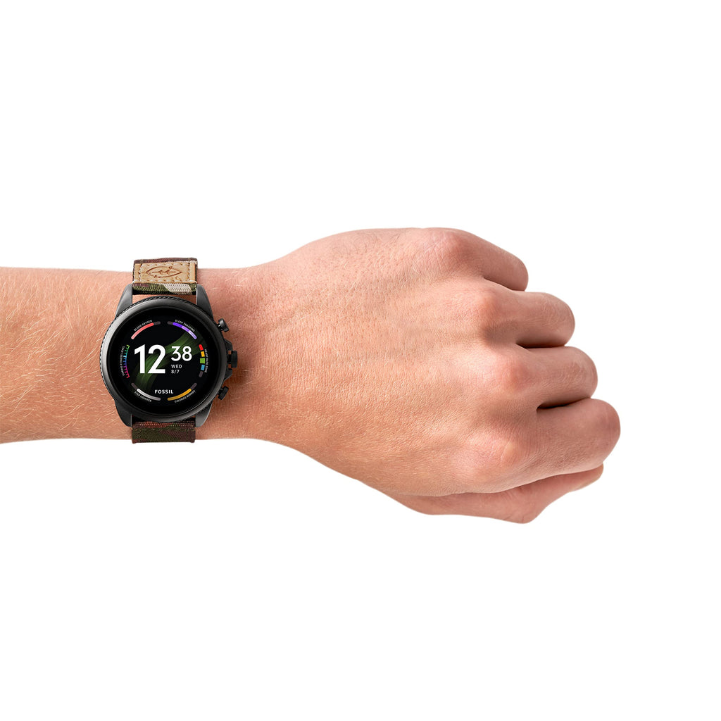 Black Stainless Steel Touchscreen Smart Watch W596
