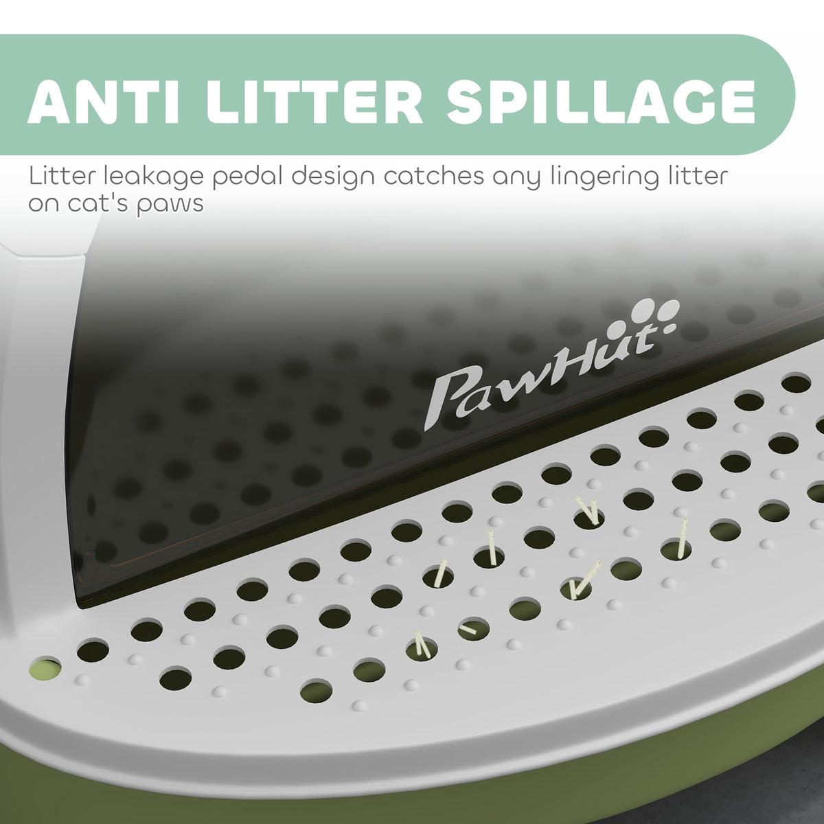 Covered Cat Litter Box with Lid and Scoop L522