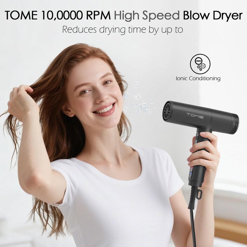 1875W Ionic Hair Dryer with 3 Attachments W1209