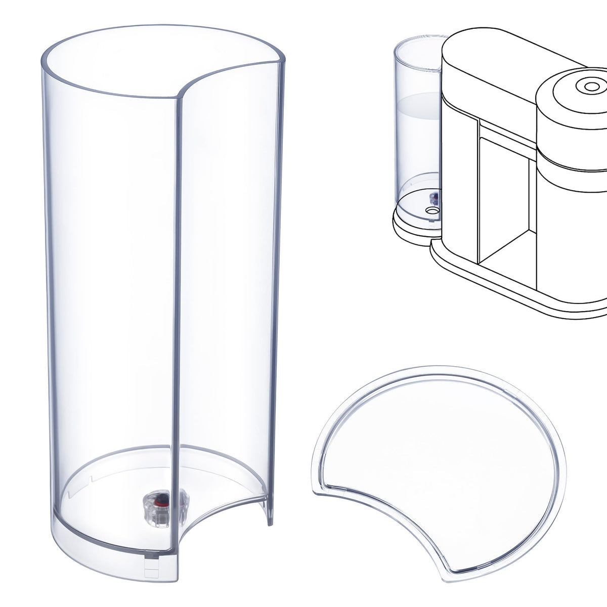Coffee Machine Water Tank & Lid N71333