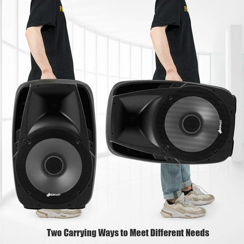 15" 1500W 2-Way Portable PA Speaker System F529551