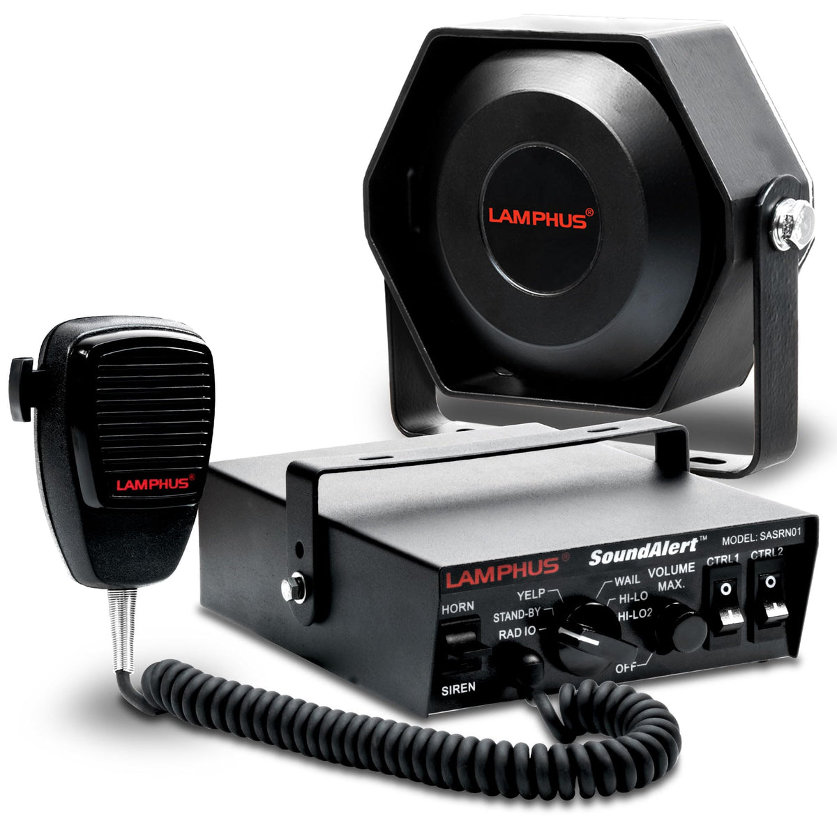 100W Police Siren Emergency PA System Kit N139