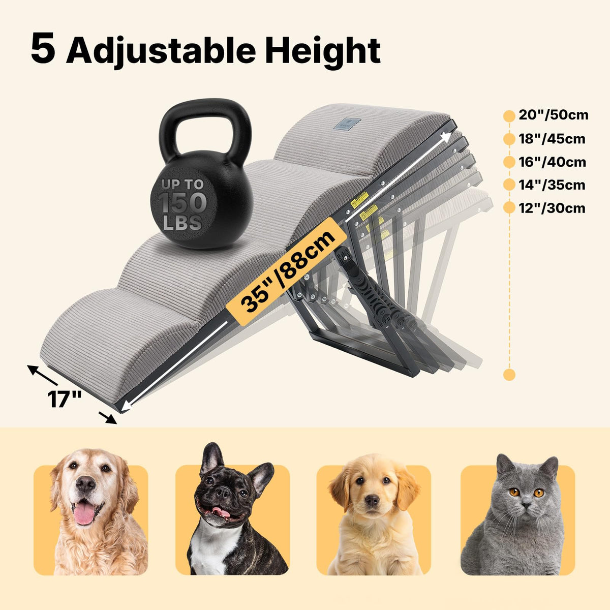 Foldable Dog Ramp W39394