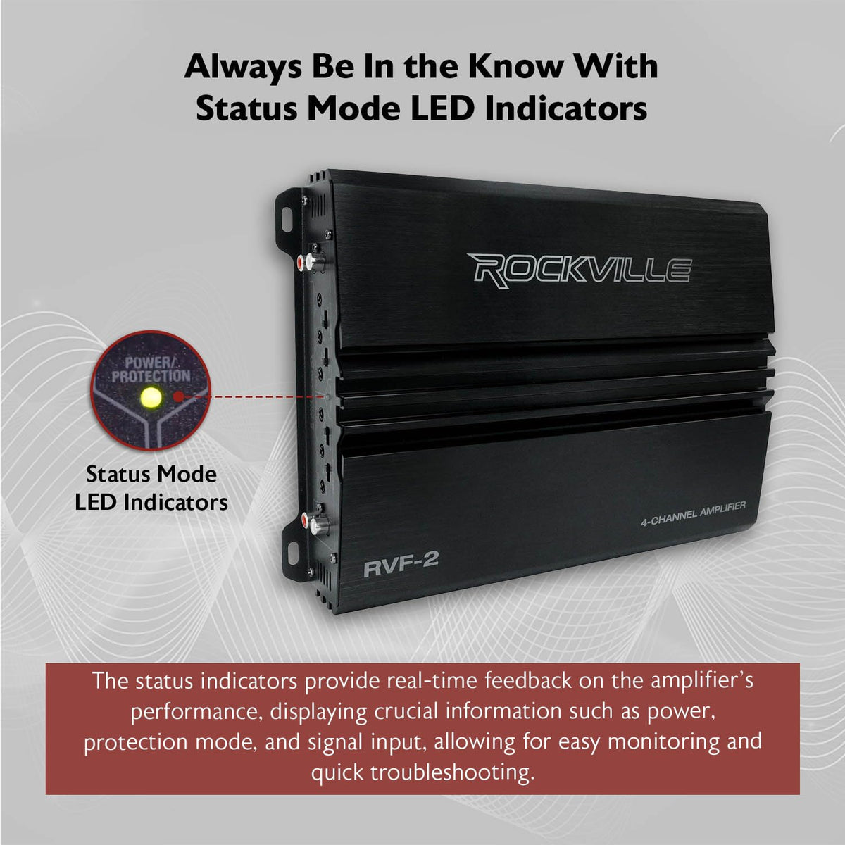 4 Channel Car Stereo Amplifier N710358