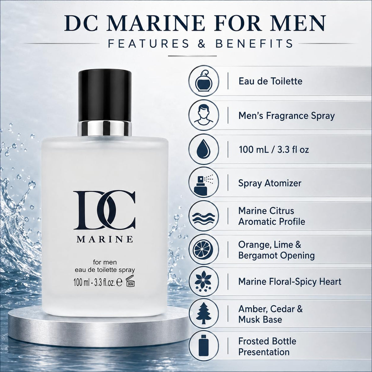 Men's Cologne Eau De Toilette Spray 3.3 fl. oz. L2830