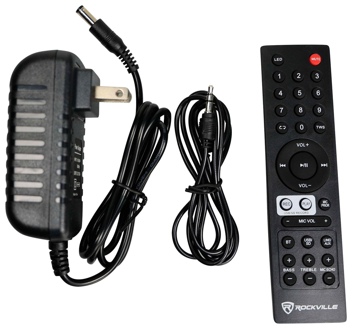2000W Dual 8" LED Karaoke Speaker with Mic P5406