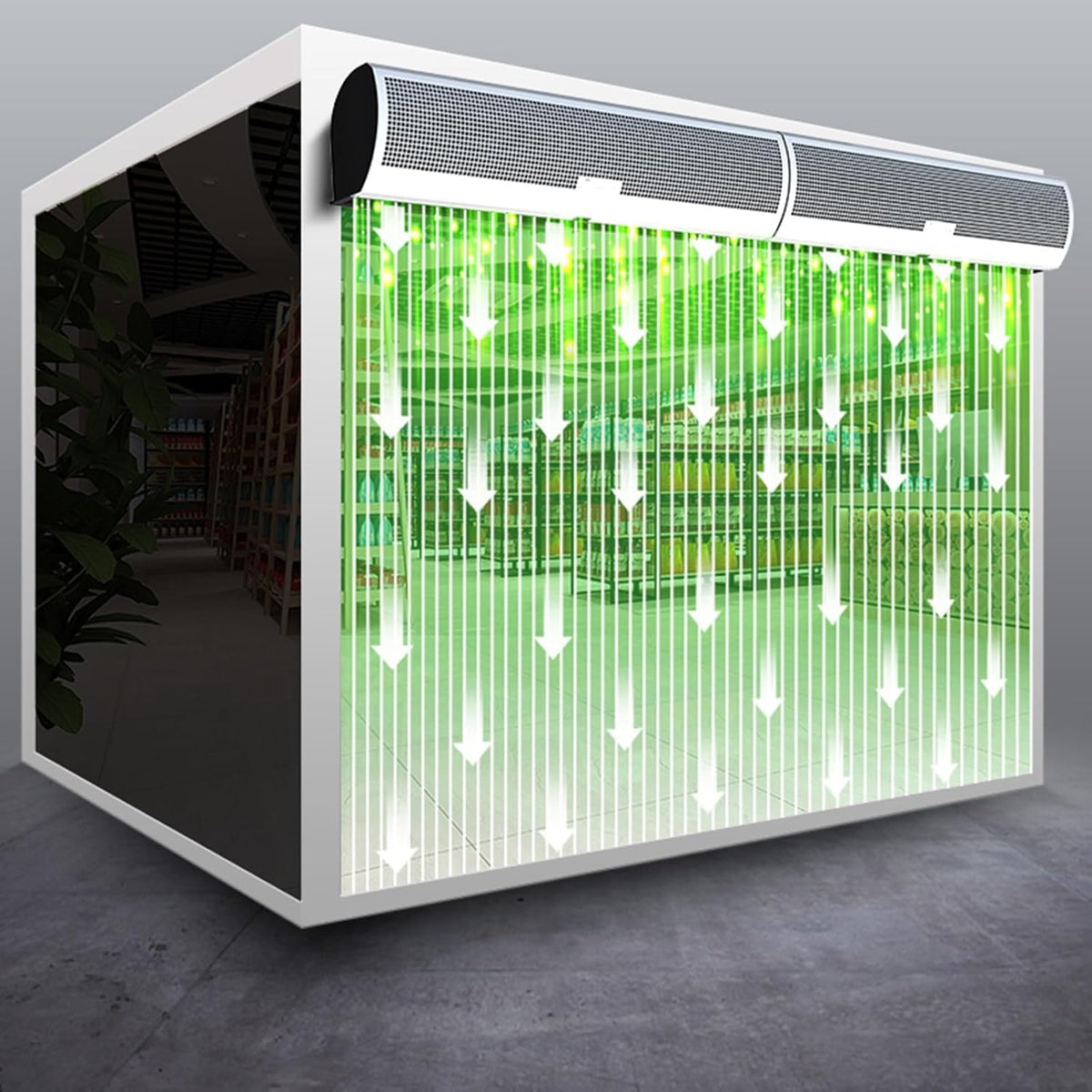 Wall-mounted Air Curtain Fan Y2979