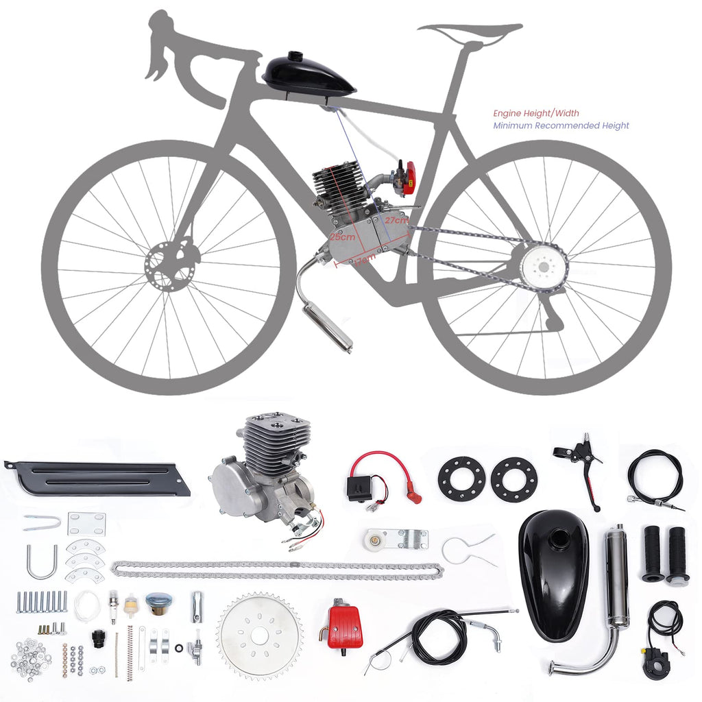 100cc 2 Stroke Air-Cooling Bicycle Engine Kit K9343