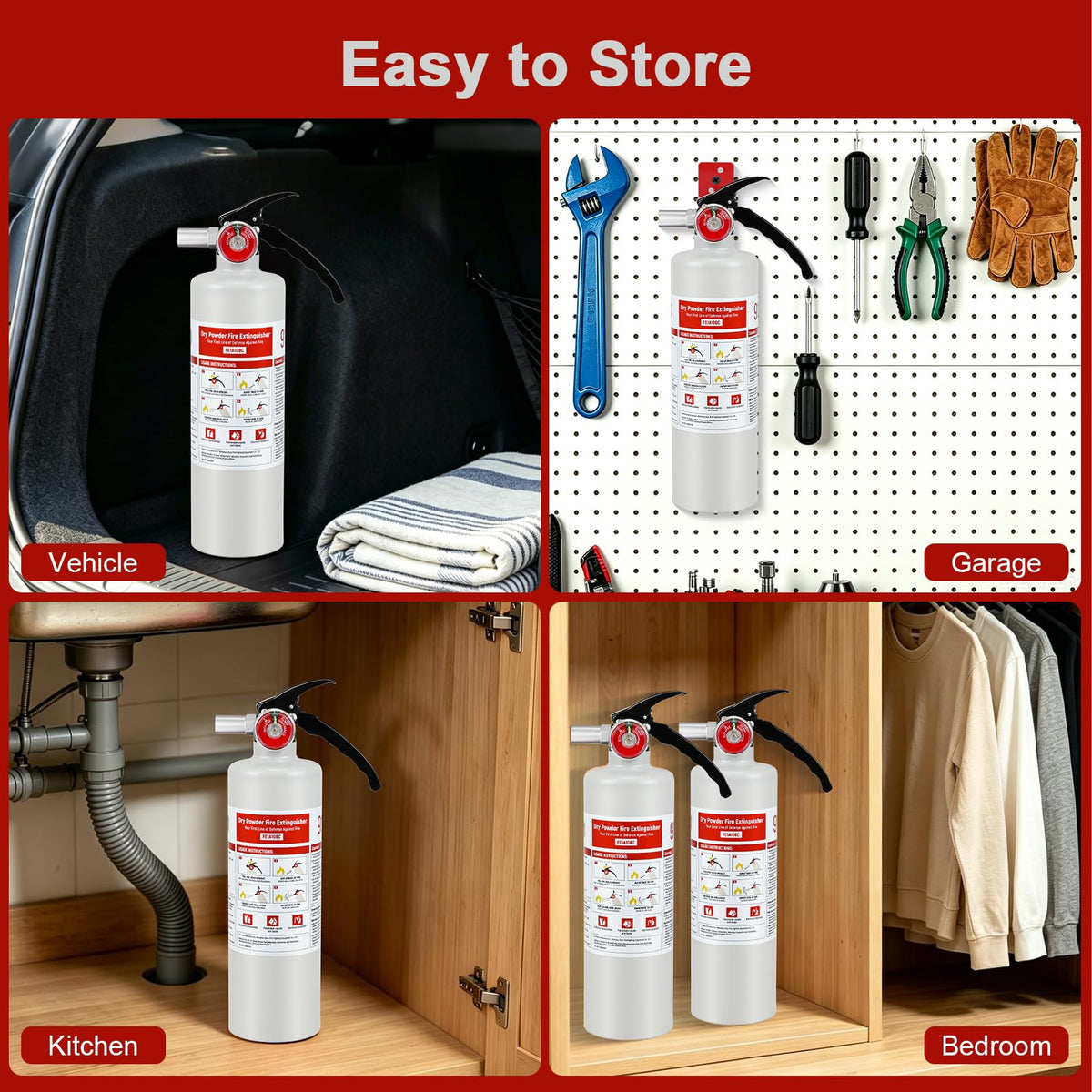 2.5 lb ABC Dry Chemical Fire Extinguisher Y497298