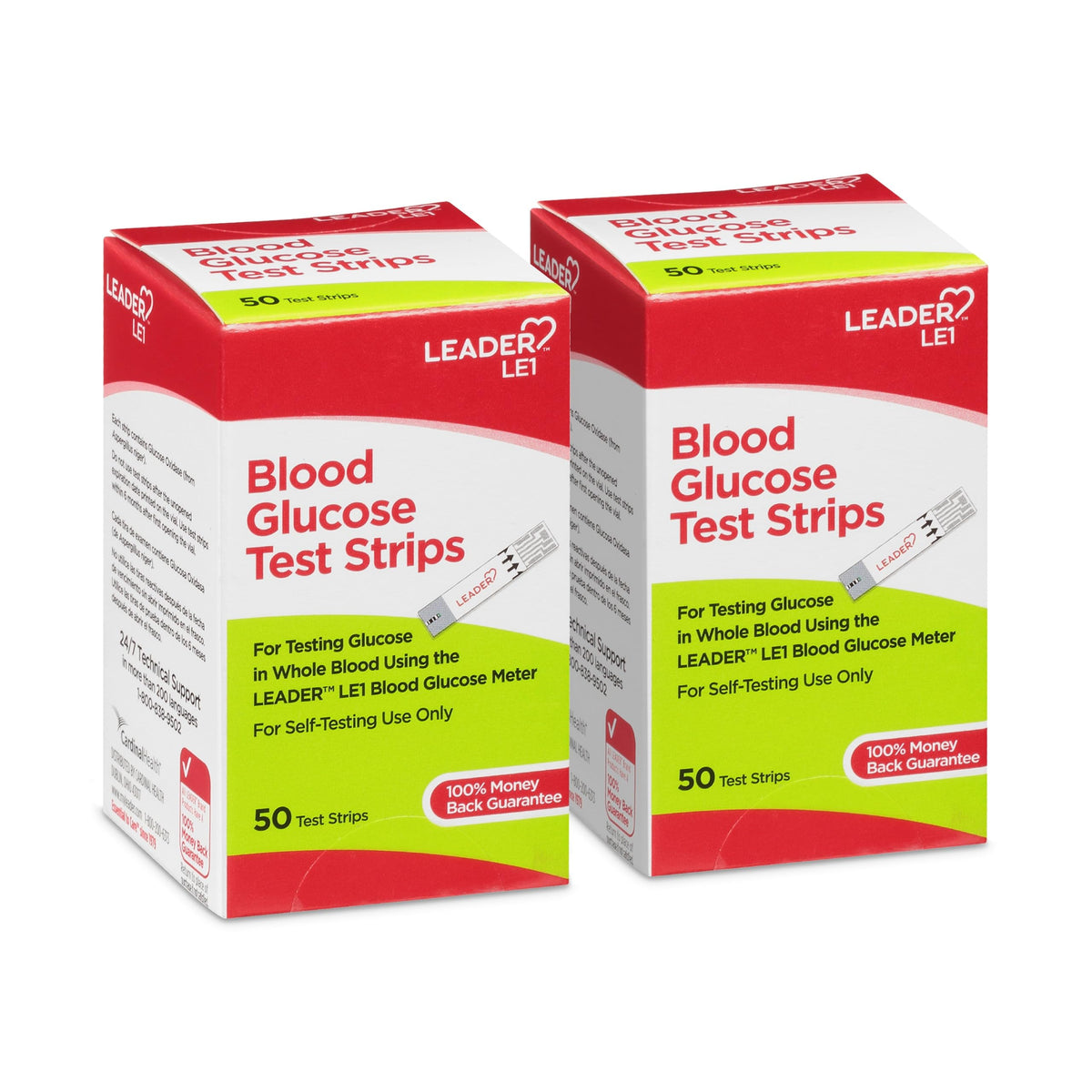 Blood Glucose Test Strips 50 Count Pack of 2 A374