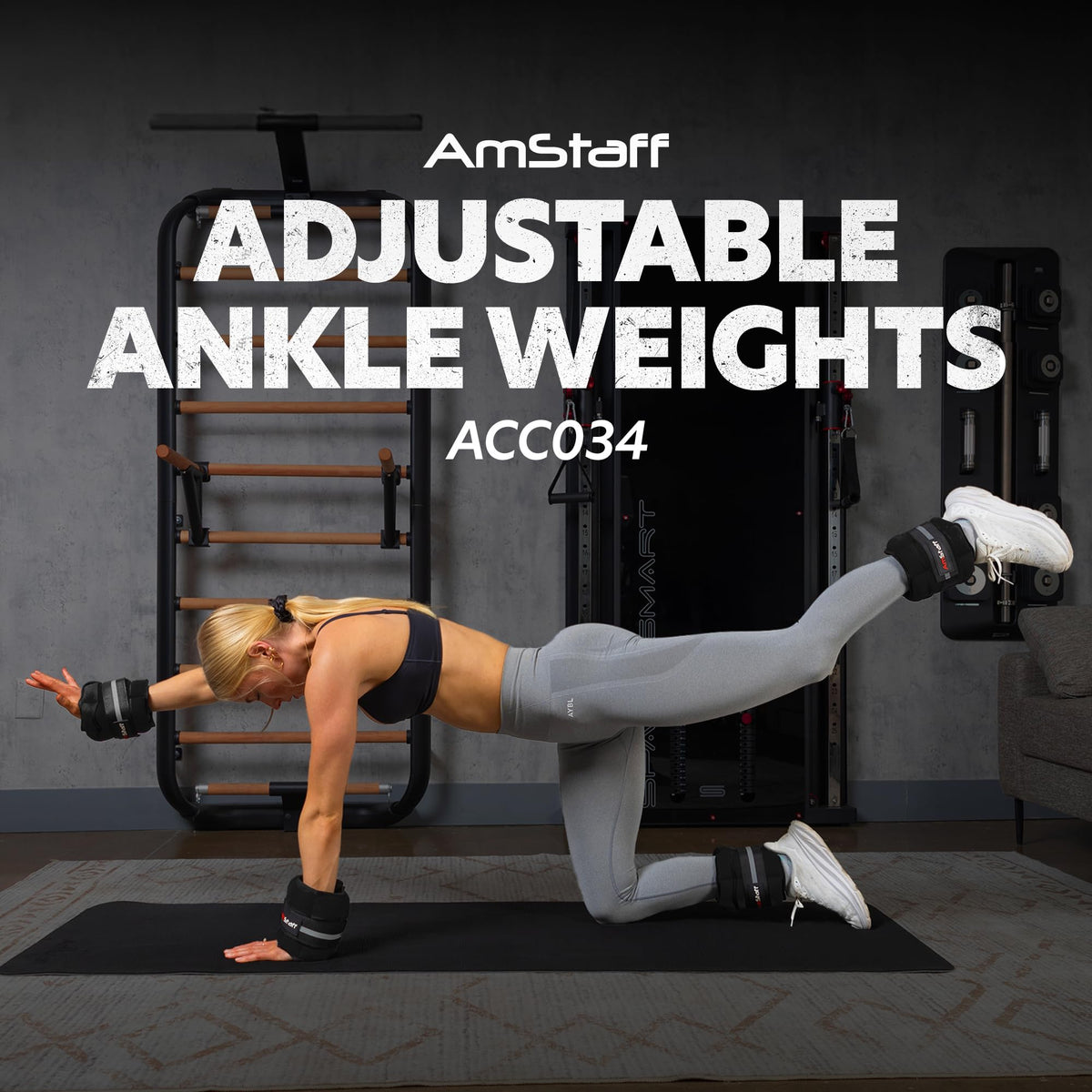 Adjustable Ankle Weights 1 Pair 10 lbs Set N623634