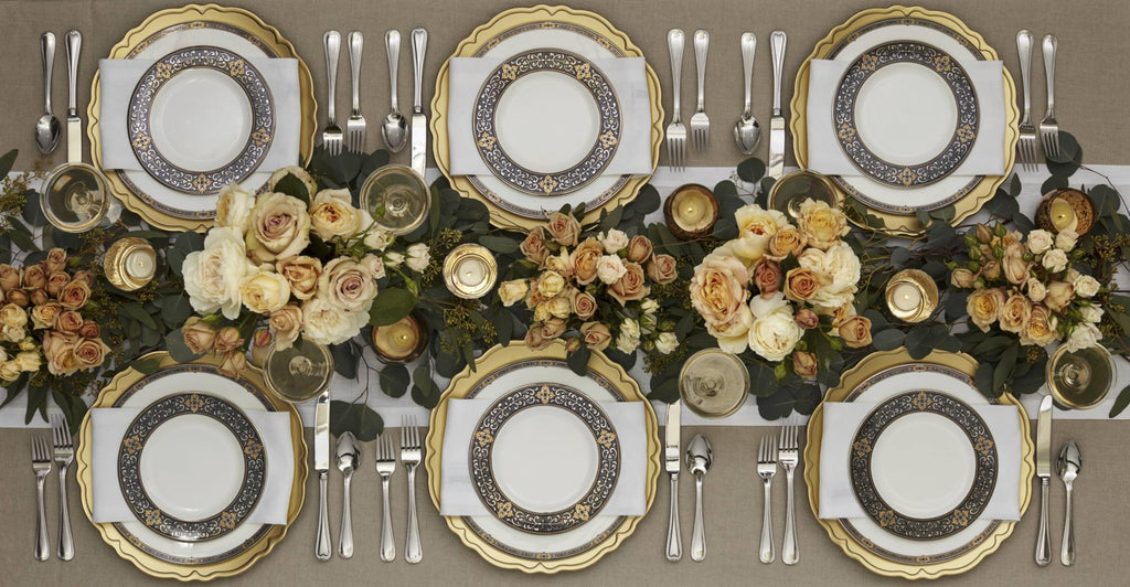 White 5 Piece Dinnerware Set C673772