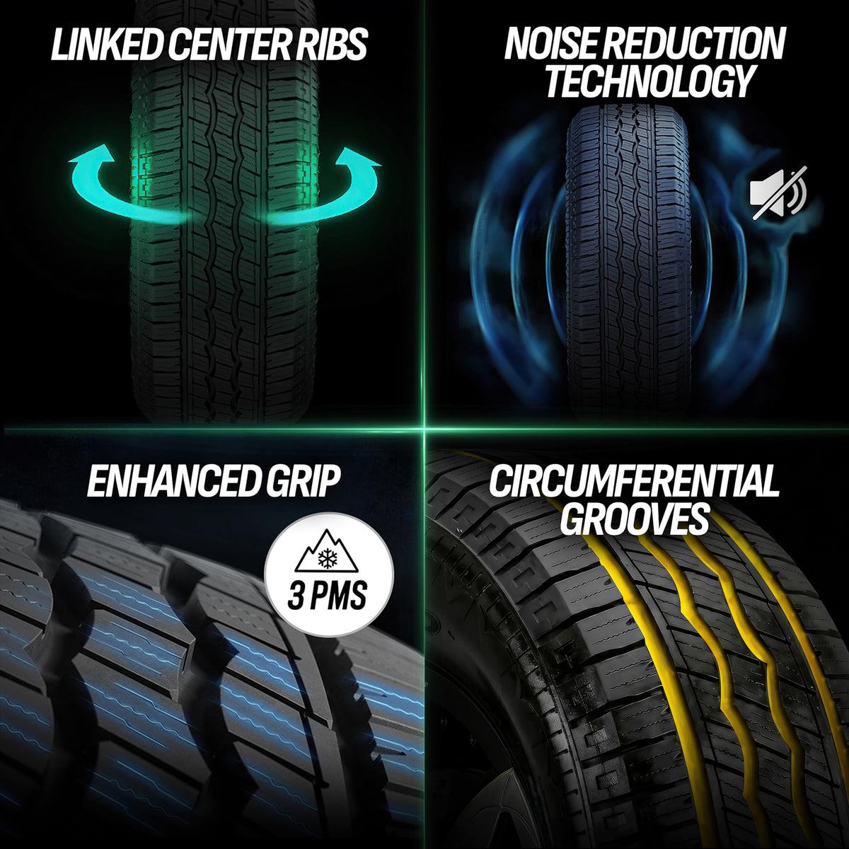 All-Season Highway Tire 275/60R20 116H XL A301375