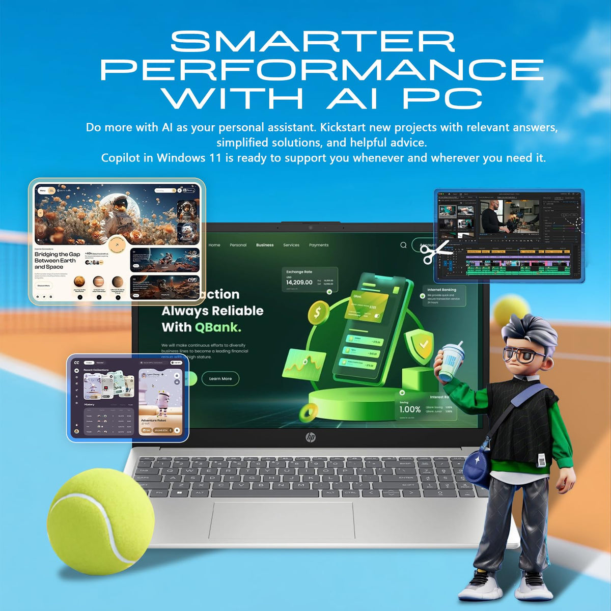 15.6-inch Touchscreen Laptop, 16GB RAM, 512GB SSD A564589