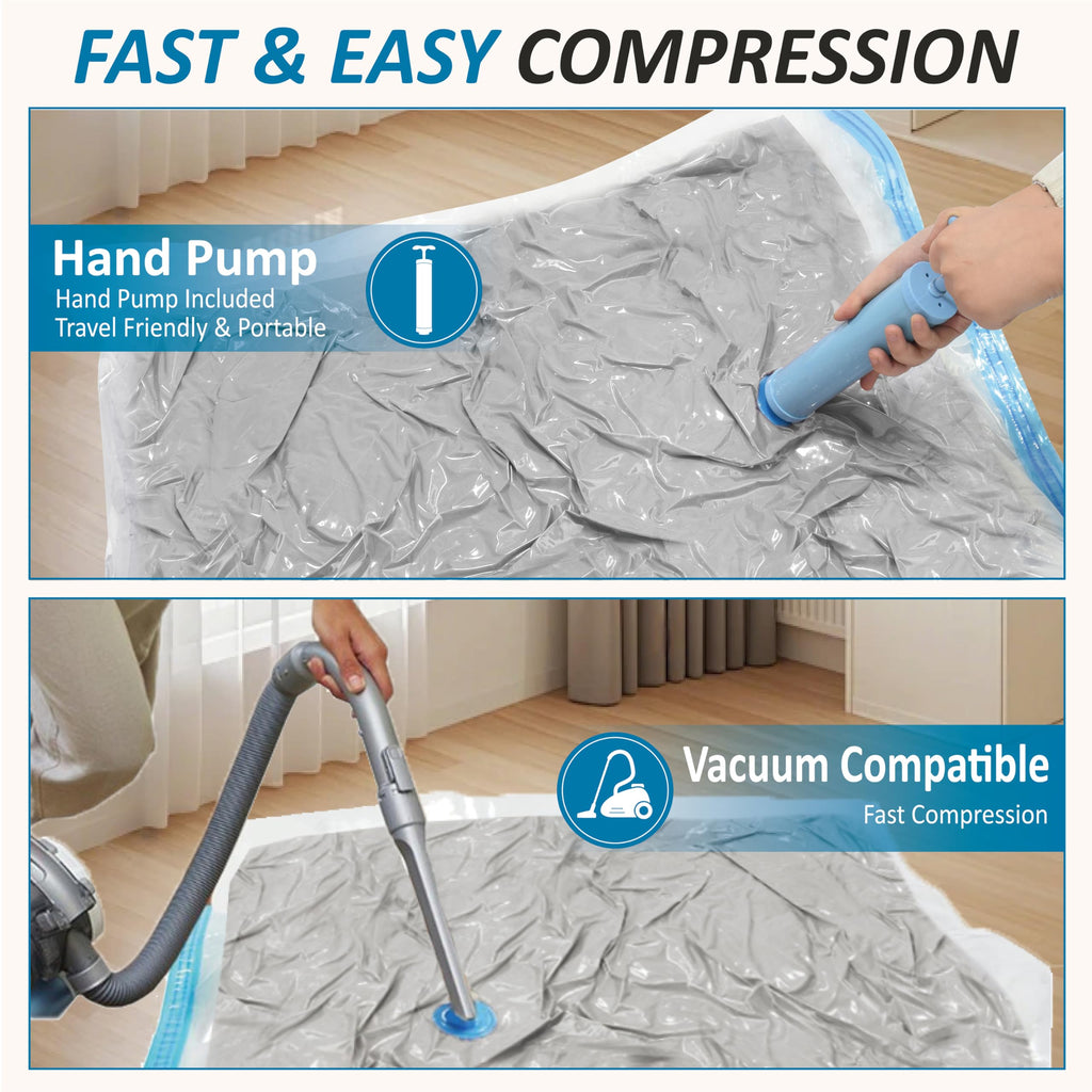 Vacuum Storage Bags with Hand Pump, 20 Combo I2162