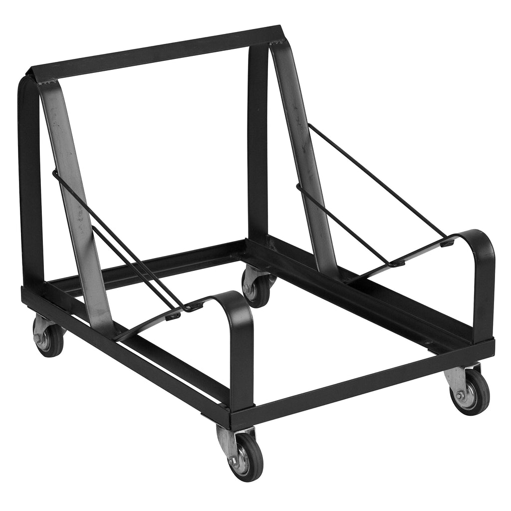 Black Steel Stack Chair Dolly 2-Pack X115