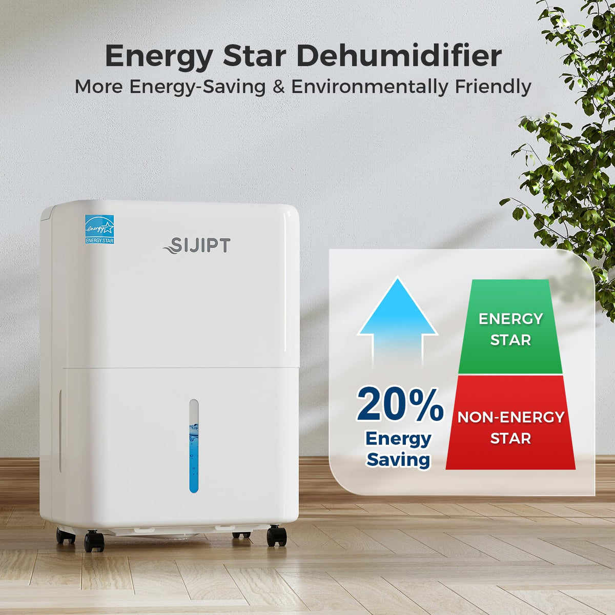 80 Pints Dehumidifier with Pump S339085
