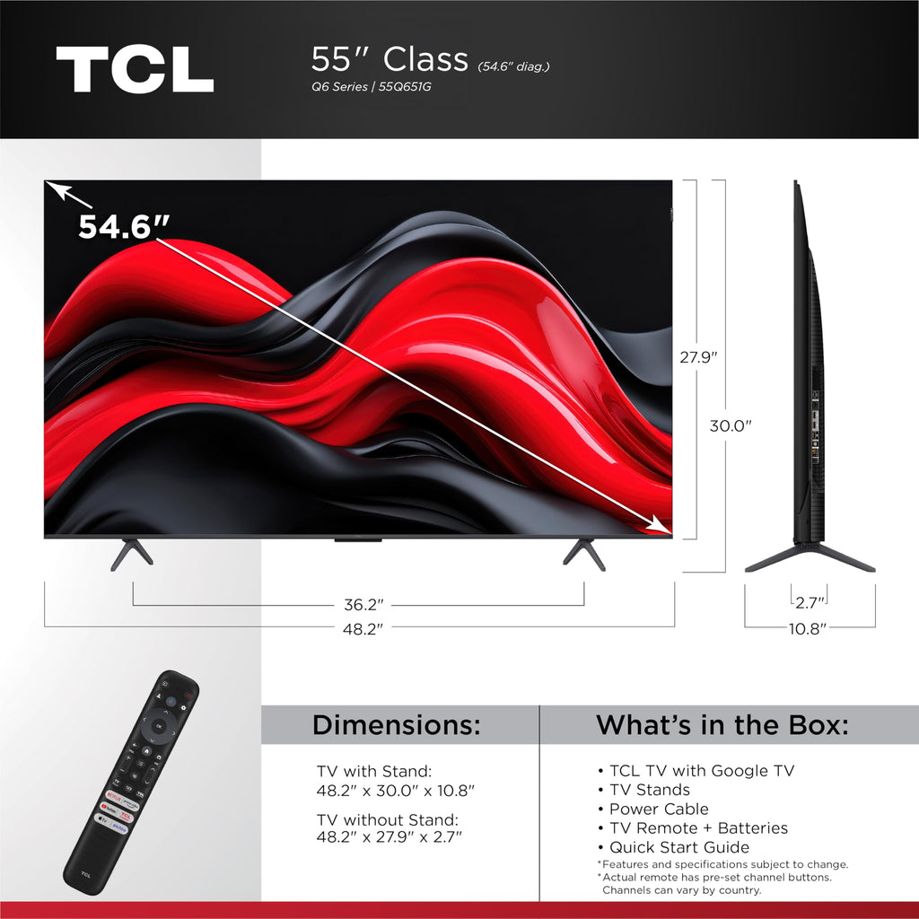 55-Inch QLED 4K UHD Smart TV Y38783