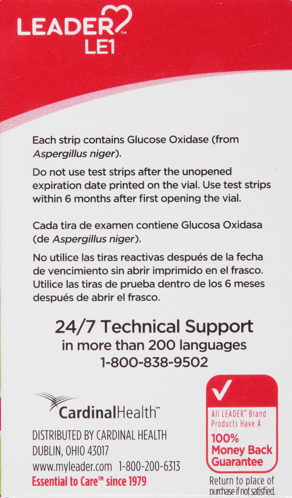 Blood Glucose Test Strips 50 Count Pack of 2 A374