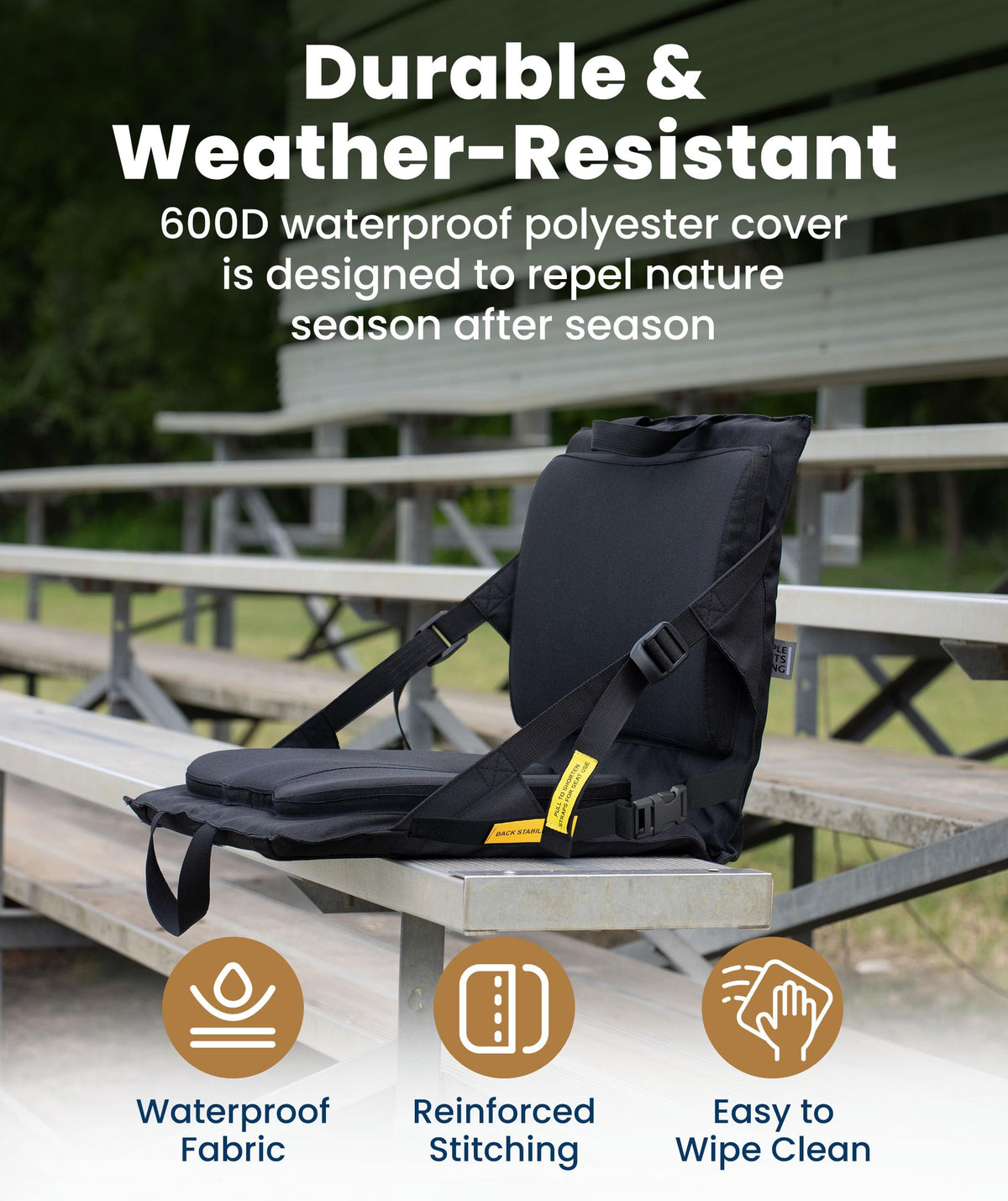 Adjustable Memory Foam Stadium Seats with Back Support W55579