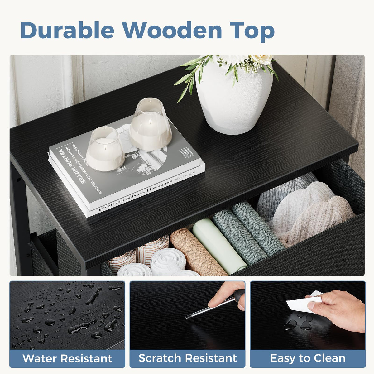 3 Drawer Nightstand R425603