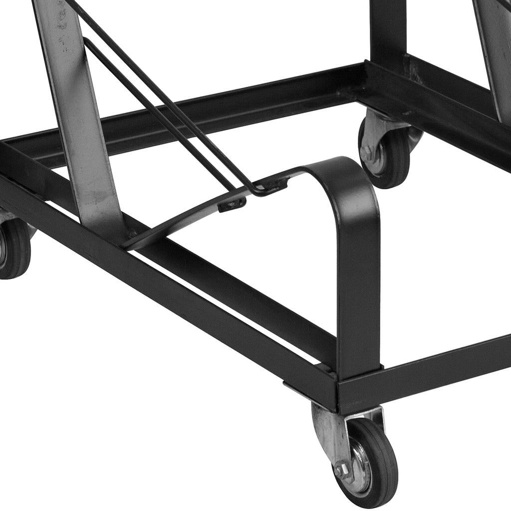 Black Steel Stack Chair Dolly 2-Pack X115