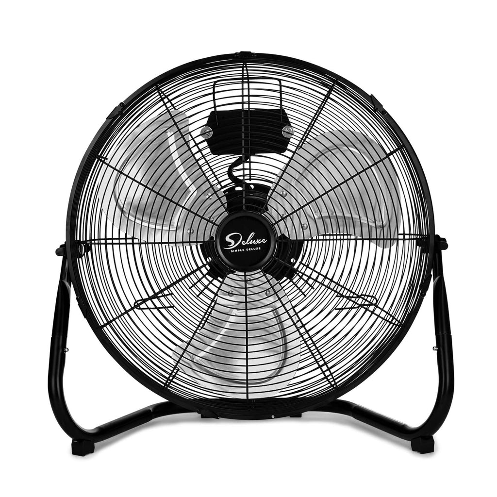 20 Inch 3-Speed High Velocity Metal Industrial Floor Fan U28136