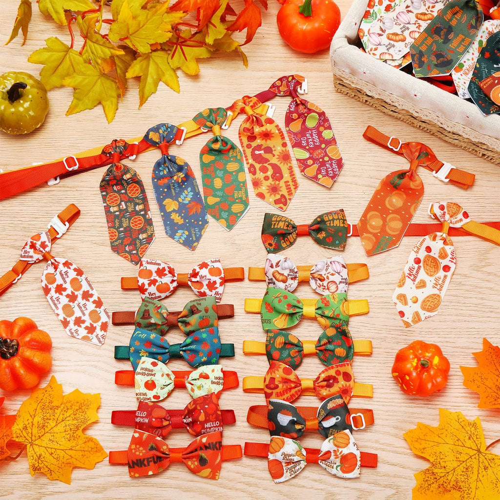 100 Pcs Adjustable Dog Bow Ties L767117