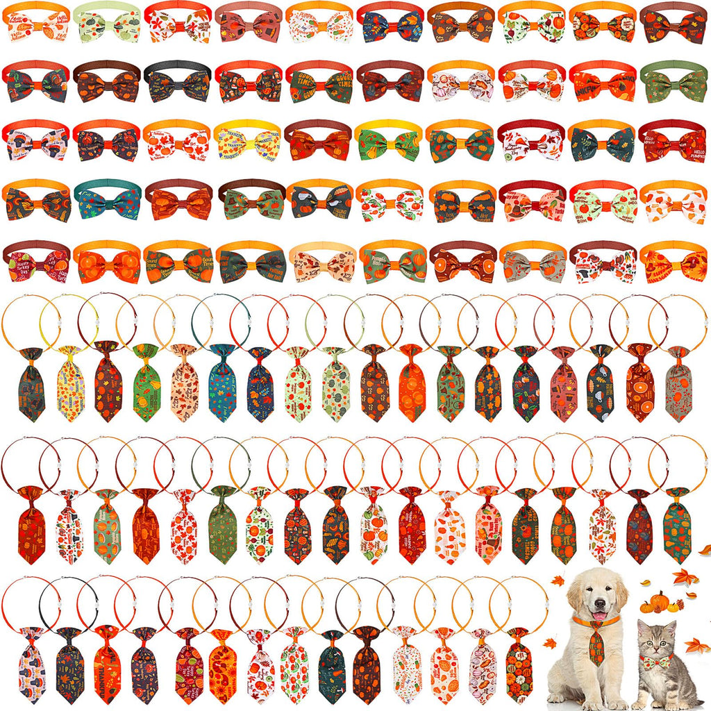 100 Pcs Adjustable Dog Bow Ties L767117