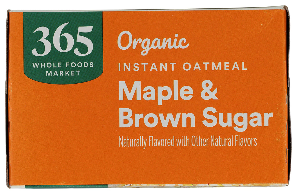 Organic Maple & Brown Sugar Instant Oatmeal Packets, 1.41 Ounce (Pack of 8) Z7791