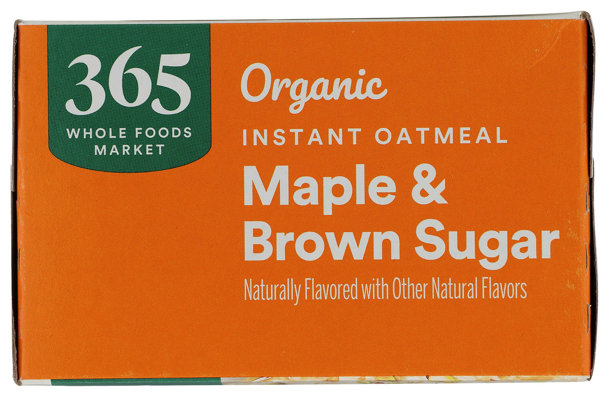Organic Maple & Brown Sugar Instant Oatmeal Packets, 1.41 Ounce (Pack of 8) Z7791
